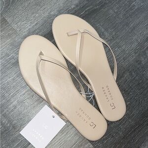 LC Lauren Conrad Beige Sandals